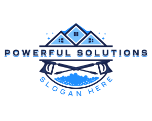 Home Power Washing Cleaning logo design