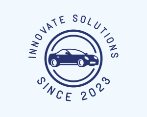 Blue Car Circle logo