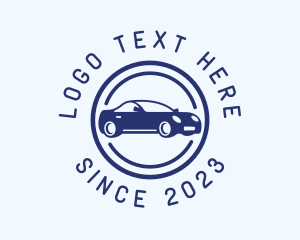 Circle - Blue Car Circle logo design