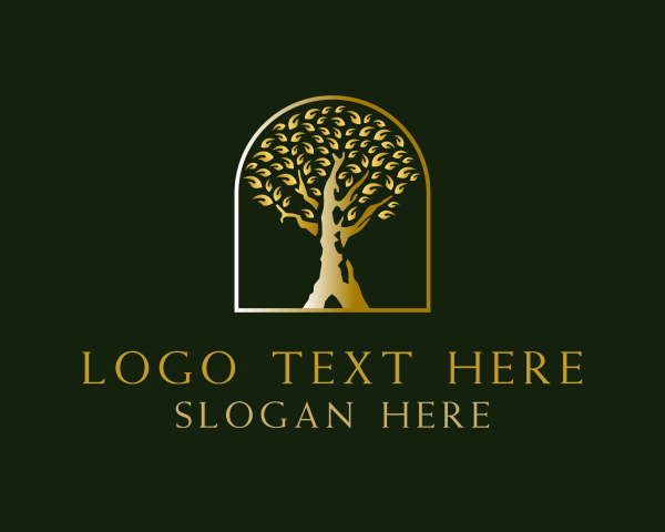 Old Golden Tree  logo