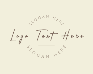 Elegant Round Business Logo