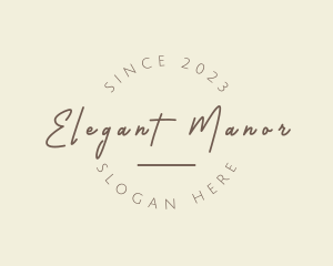 Elegant Round Business logo design