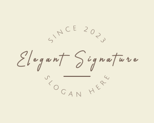 Elegant Round Business logo design