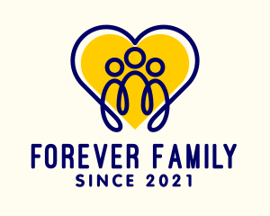Heart Family Foundation  logo design
