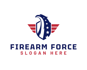 Veteran American Eagle  logo design