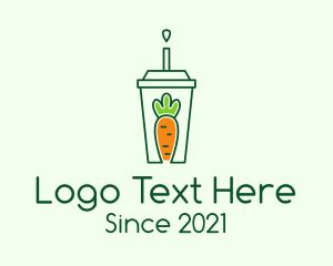 Nutrition - Healthy Carrot Drink logo design