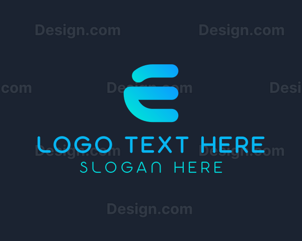 Tech Company Letter E Logo