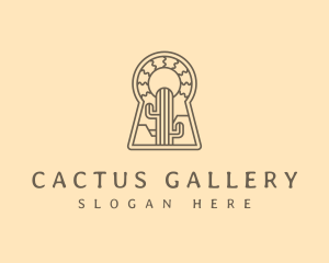 Keyhole Desert Cactus logo