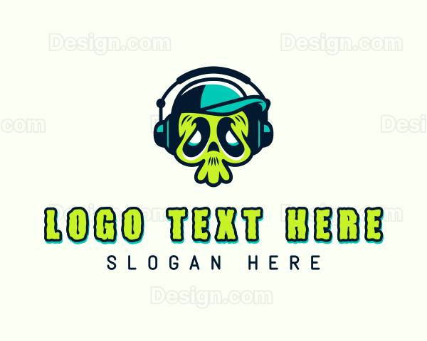 DJ Skull Musician Logo