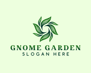 Nature Garden Leaves logo design