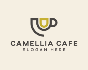 Cafe Coffee Cup logo design