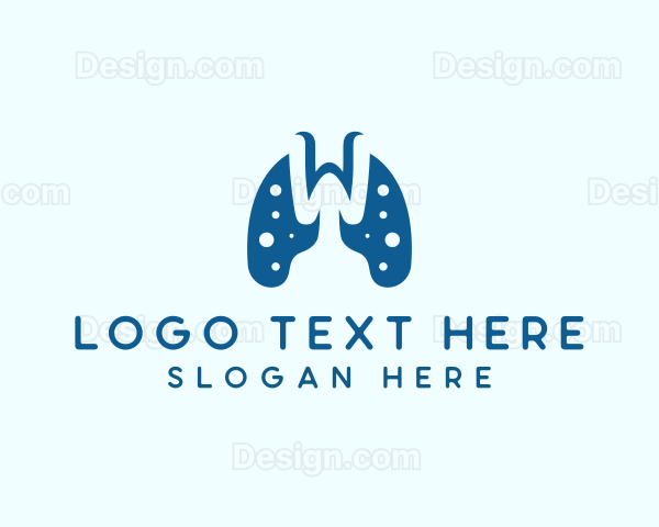 Lung Disease Letter W Logo