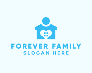 Family Heart Home logo design