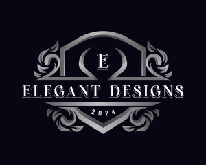 Luxury Insignia Shield Crest logo design