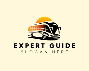 Travel Tour Bus logo design