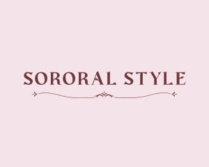 Feminine Style Brand  logo design