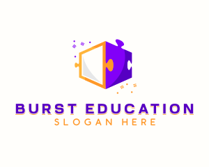 Educational Puzzle TV logo design