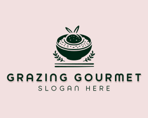 Rice Bowl Gourmet logo design