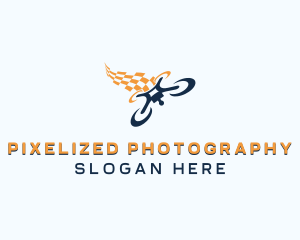 Racing Aerial Drone logo design