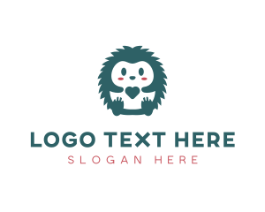 Hedgehog Cute Pet Care logo