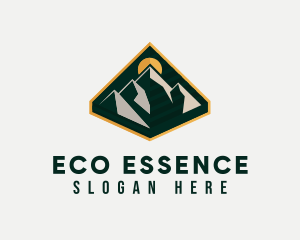 Eco Mountain Tourism logo design