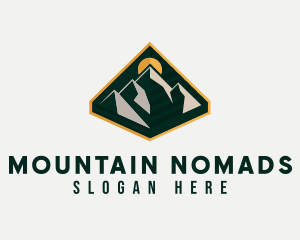 Eco Mountain Tourism logo design