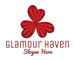 Red Clover Hearts Logo