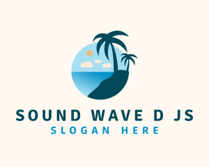 Palm Tree Summer logo design