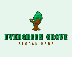 Nature Tree Garden logo design