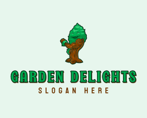 Nature Tree Garden logo design