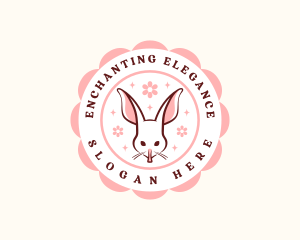 Cute Floral Bilby logo design