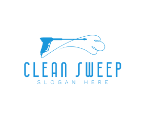 Cleaning Pressure Washer  logo design