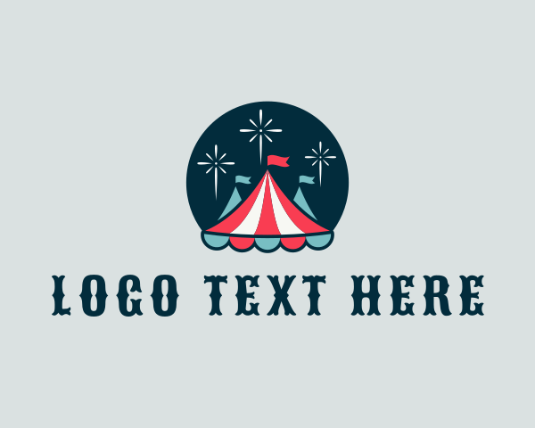 Fireworks Circus Tent logo