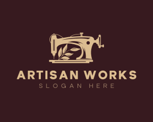 Seamstress Artisan Fashion logo design