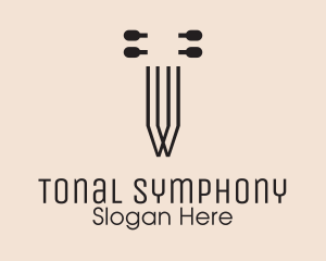 Instrument Strings & Tuner logo design