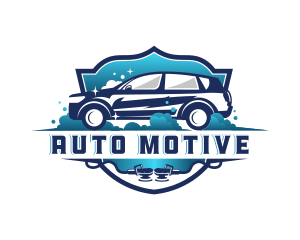 Car Wash Polish Detailing logo design