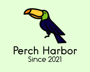 Perched Wild Toucan logo