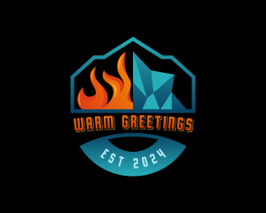 HVAC Thermal Ventilation  logo design