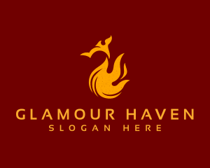 Flame BBQ Chicken Logo