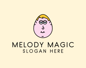 Egg Man Cartoon logo