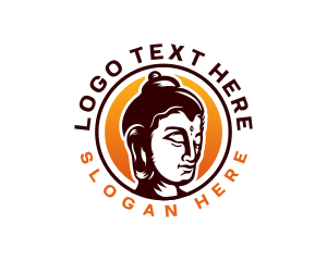Buddha Spritual Statue  logo