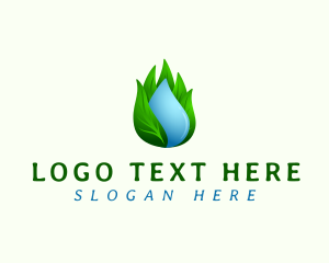 Nature Water Leaf logo