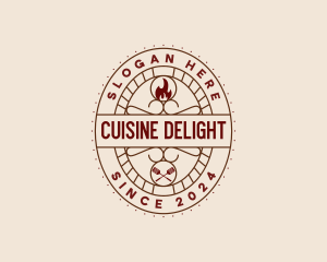 Oven Diner Cuisine logo design