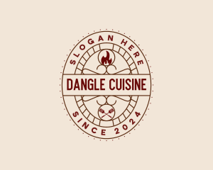 Oven Diner Cuisine logo design