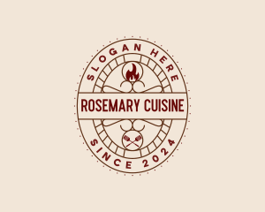 Oven Diner Cuisine logo design