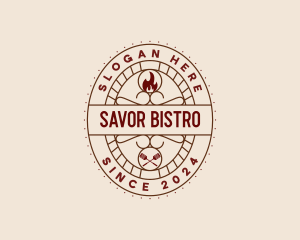 Oven Diner Cuisine logo design