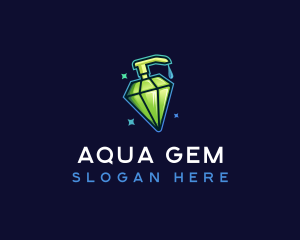 Gem Disinfectant Sanitizer logo design