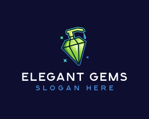 Gem Disinfectant Sanitizer logo design