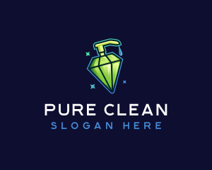 Gem Disinfectant Sanitizer logo design