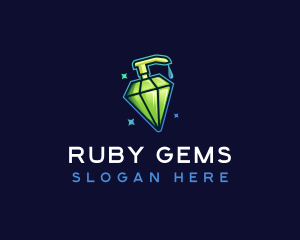 Gem Disinfectant Sanitizer logo design